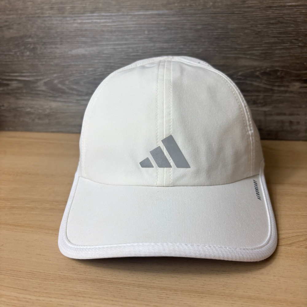 Adidas Hat Cap Strap Back Womens White Performanceโ Aeroready Adjustable